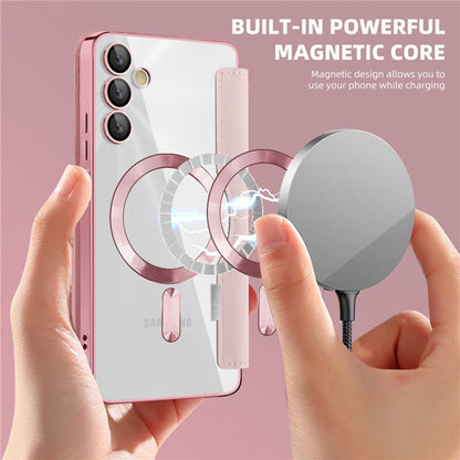 MagSafe futrola za Samsung Galaxy A05s A057, Techsuit, SmartMag Book, Roza