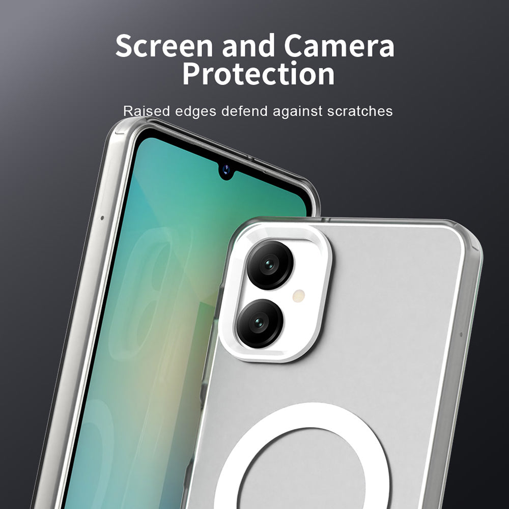 MagSafe futrola za Samsung Galaxy A06 A065, Techsuit, CandyCase, Bijela