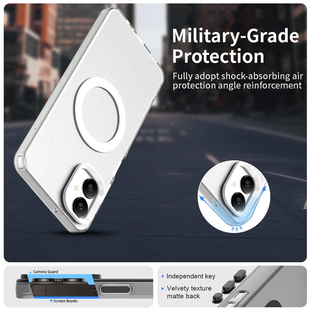 MagSafe futrola za Samsung Galaxy A06 A065, Techsuit, CandyCase, Bijela
