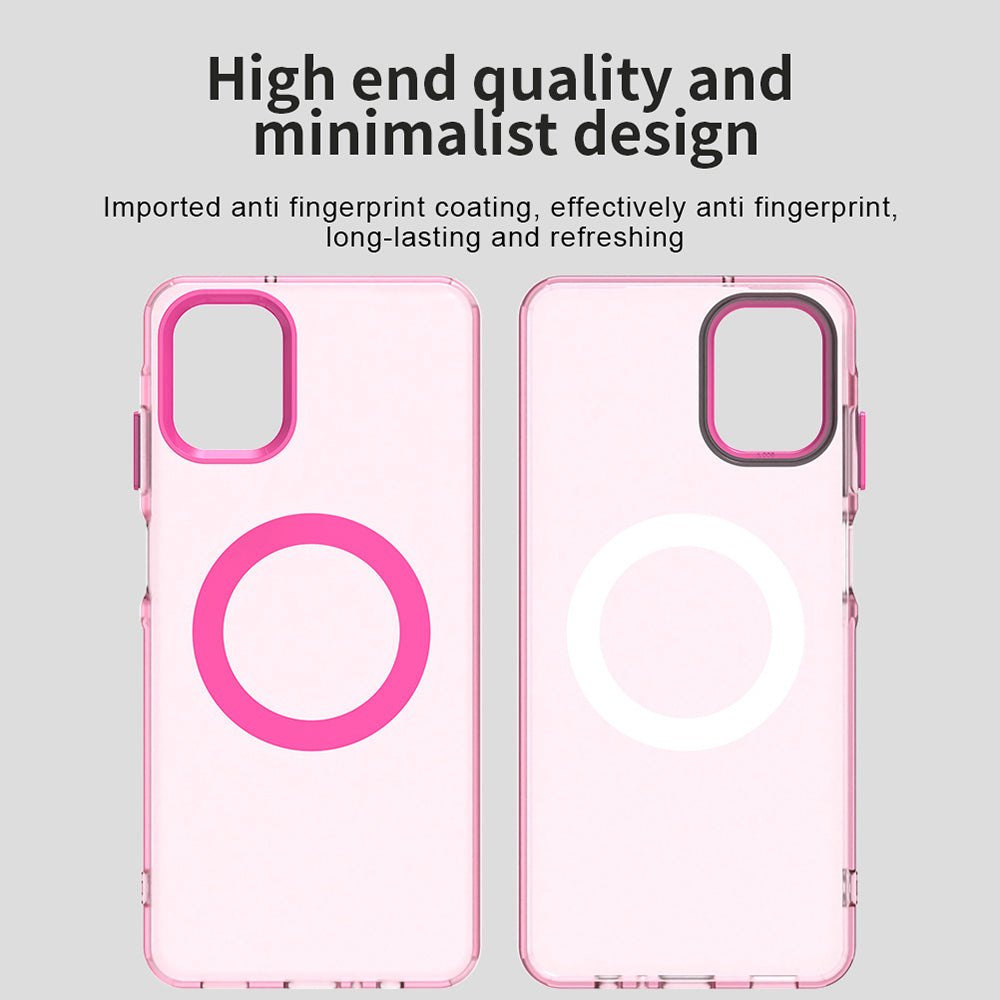 MagSafe futrola za Samsung Galaxy A06 A065, Techsuit, CandyCase, Roza