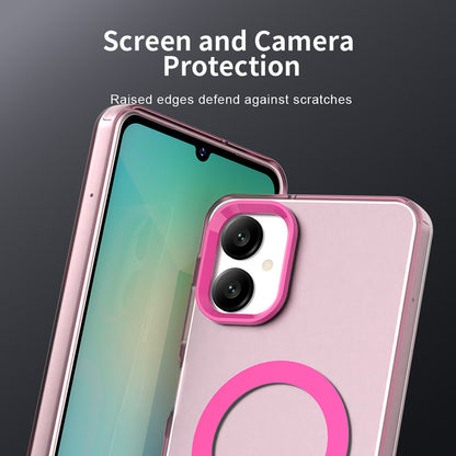 MagSafe futrola za Samsung Galaxy A06 A065, Techsuit, CandyCase, Roza