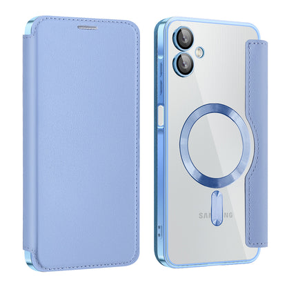MagSafe futrola za Samsung Galaxy A06 A065, Techsuit, SmartMag Book, Plava