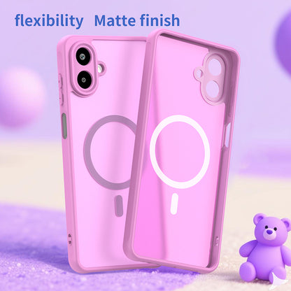 Futrola MagSafe za Samsung Galaxy A07 4G A075, Techsuit, HaloFrost II, Roza