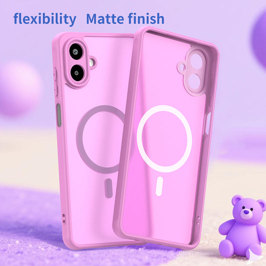 Futrola MagSafe za Samsung Galaxy A07 4G A075, Techsuit, HaloFrost II, Roza