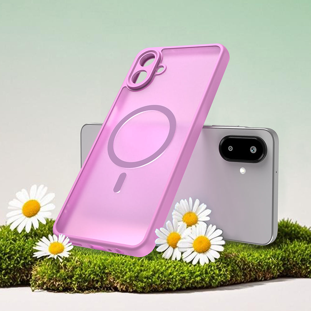 Futrola MagSafe za Samsung Galaxy A07 4G A075, Techsuit, HaloFrost II, Roza