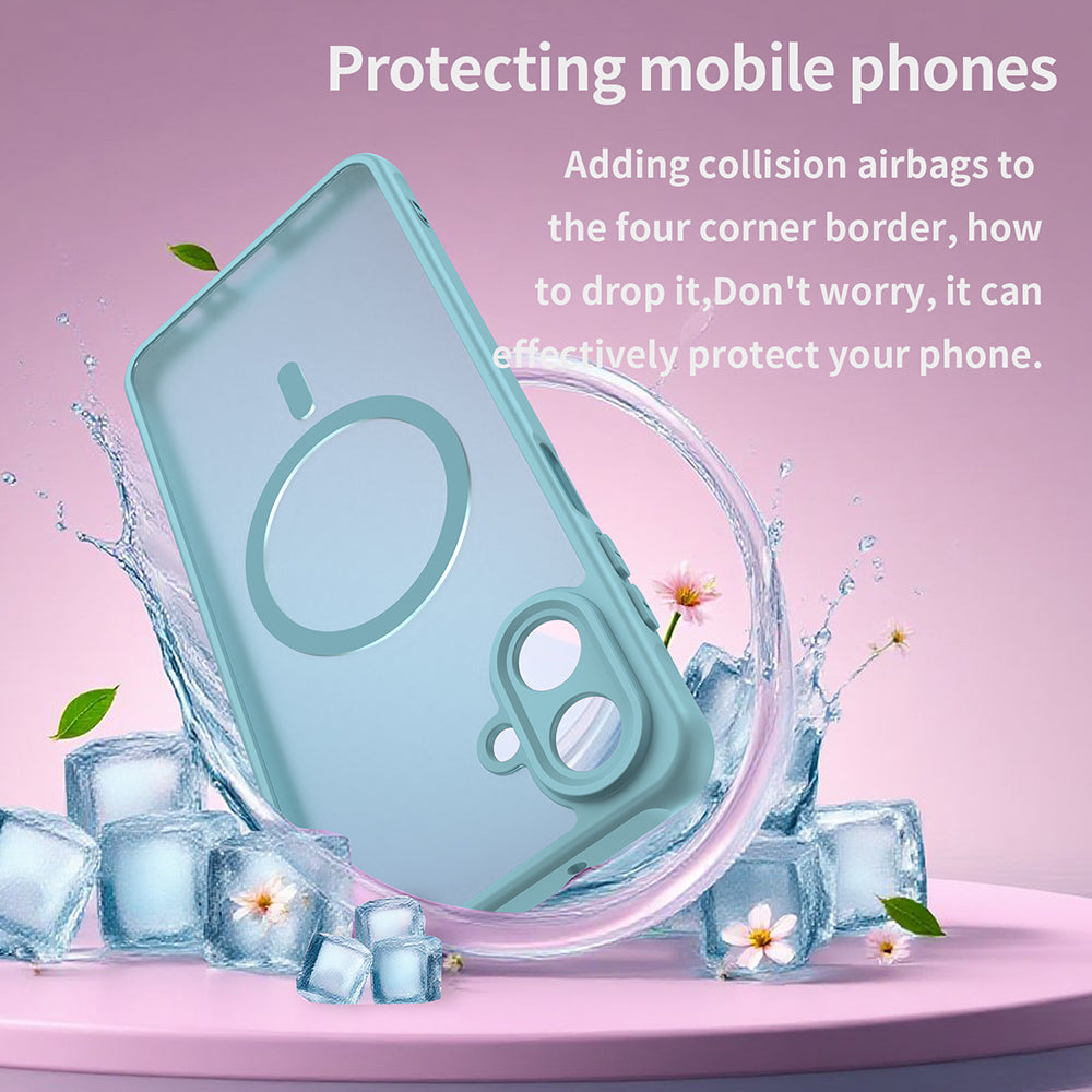 Futrola MagSafe za Samsung Galaxy A07 4G A075, Techsuit, HaloFrost II, Svijetlo zelena