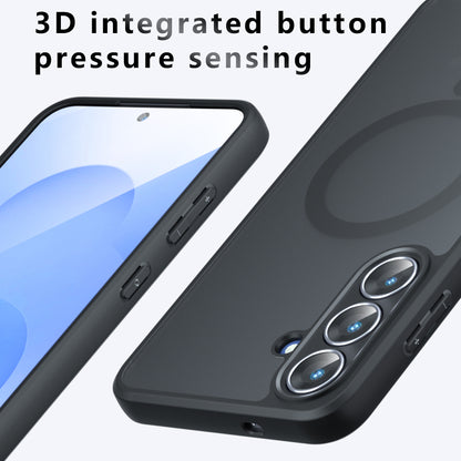 Futrola MagSafe za Samsung Galaxy A07 4G A075, Techsuit, PureFrost, Satin Crna