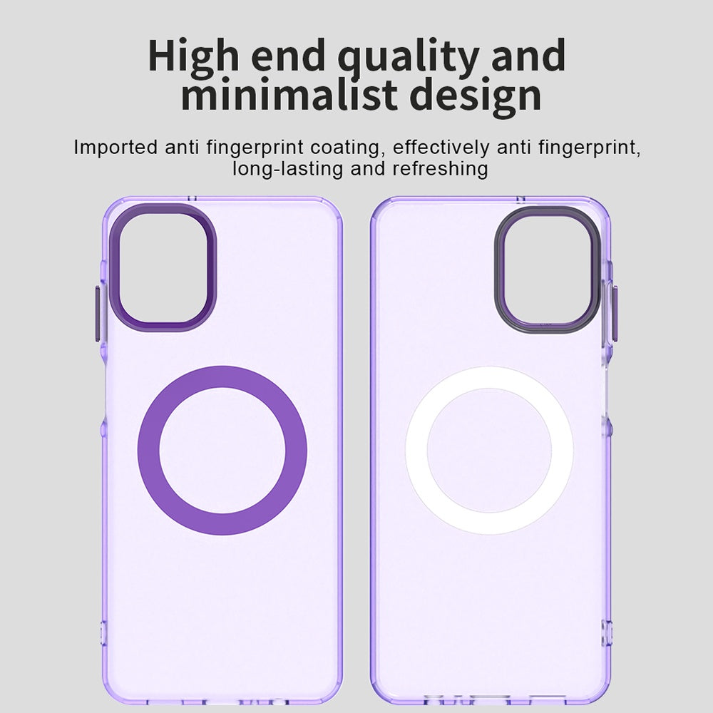 MagSafe futrola za Samsung Galaxy A07 4G A075, Techsuit, CandyCase, Ljubičasta