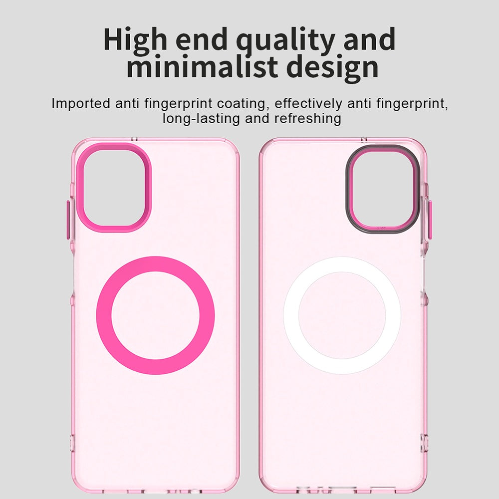 MagSafe futrola za Samsung Galaxy A07 4G A075, Techsuit, CandyCase, Roza