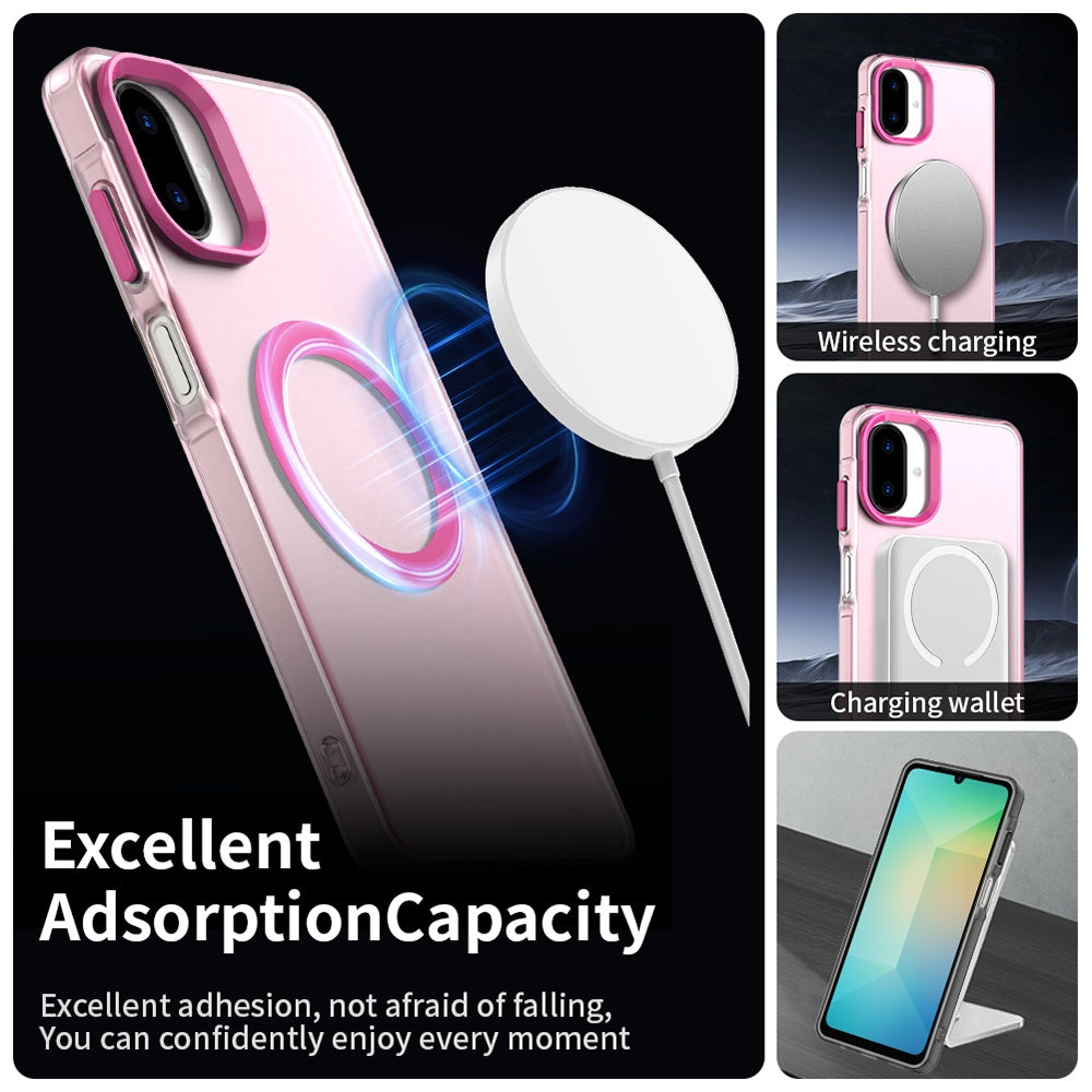 MagSafe futrola za Samsung Galaxy A07 4G A075, Techsuit, CandyCase, Roza