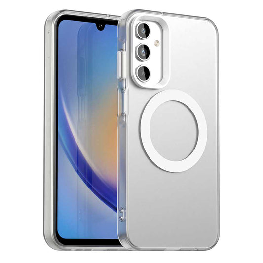 MagSafe futrola za Samsung Galaxy A15 5G A156 / A15 A155, Techsuit, CandyCase, Bijela