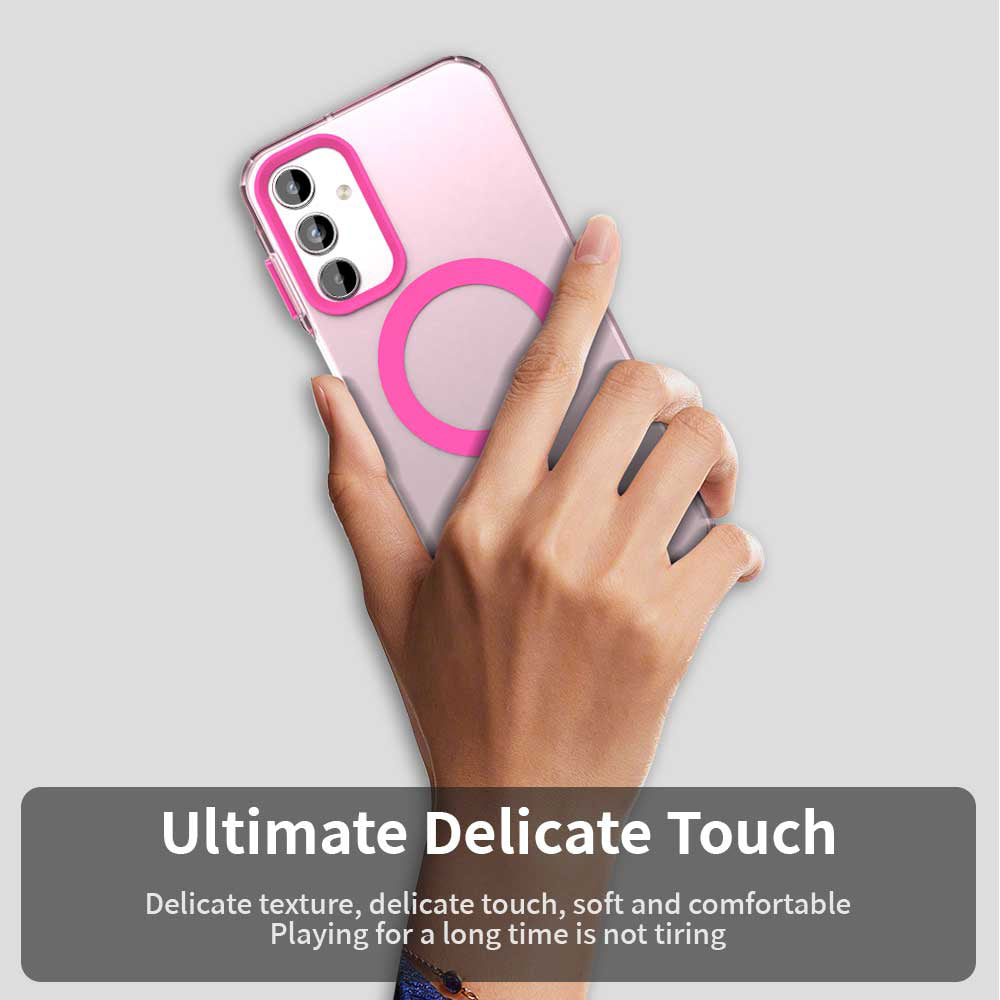 MagSafe futrola za Samsung Galaxy A15 5G A156 / A15 A155, Techsuit, CandyCase, Roza