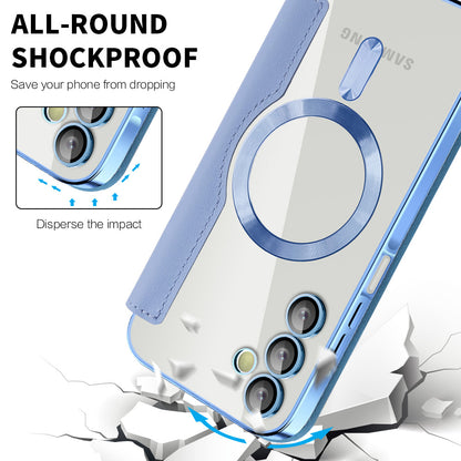 MagSafe futrola za Samsung Galaxy A15 5G A156 / A15 A155, Techsuit, SmartMag Book, Plava