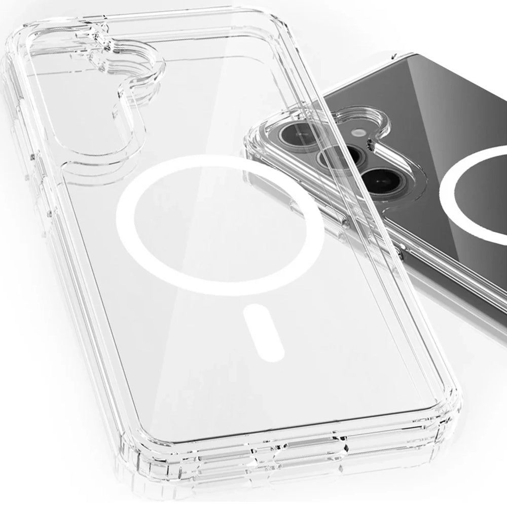 MagSafe maska za Samsung Galaxy A16 5G A166 / A16 4G A165, 3MK, Armor MagCase, Prozirna