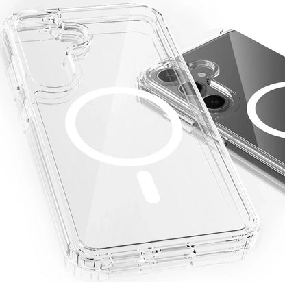 MagSafe maska za Samsung Galaxy A16 5G A166 / A16 4G A165, 3MK, Armor MagCase, Prozirna
