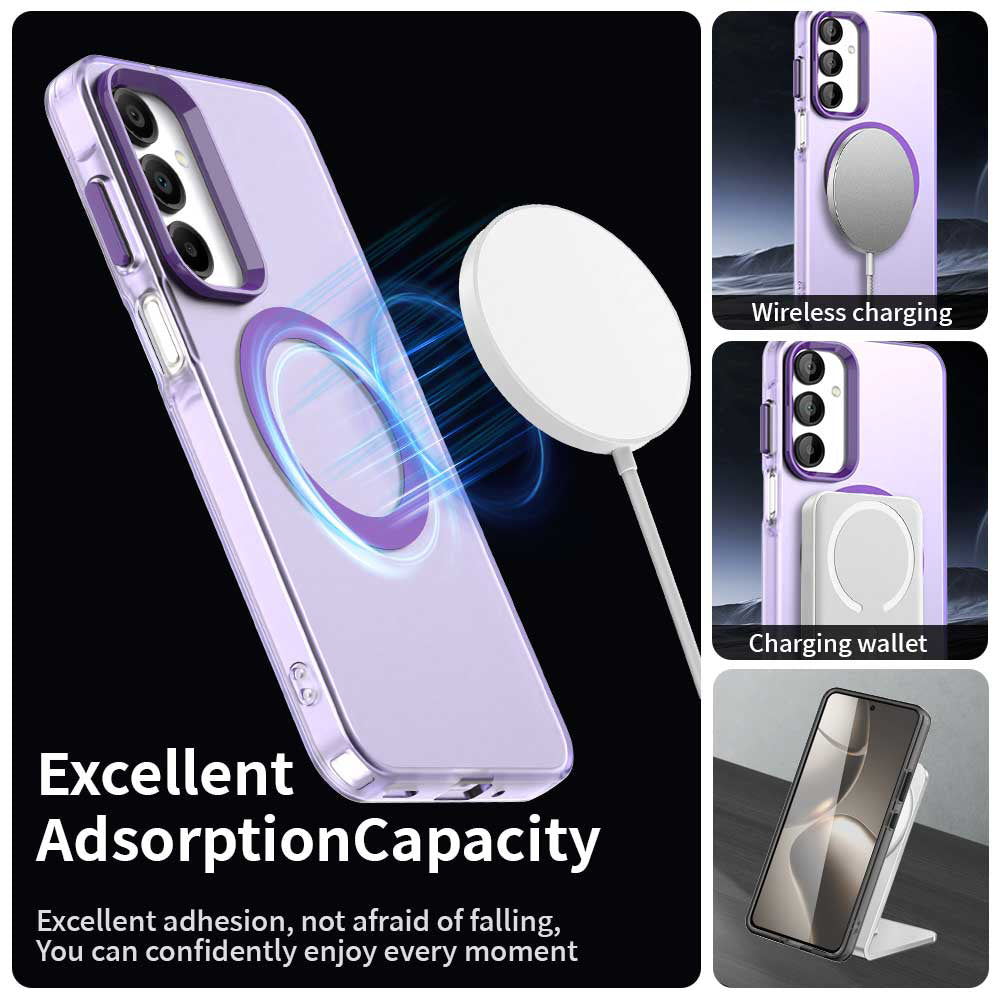 MagSafe futrola za Samsung Galaxy A16 5G A166 / A16 4G A165, Techsuit, CandyCase, Ljubičasta