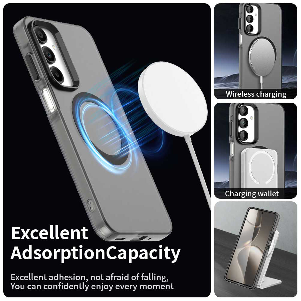 MagSafe maska za Samsung Galaxy A16 5G A166 / A16 4G A165, Techsuit, CandyCase, Crna