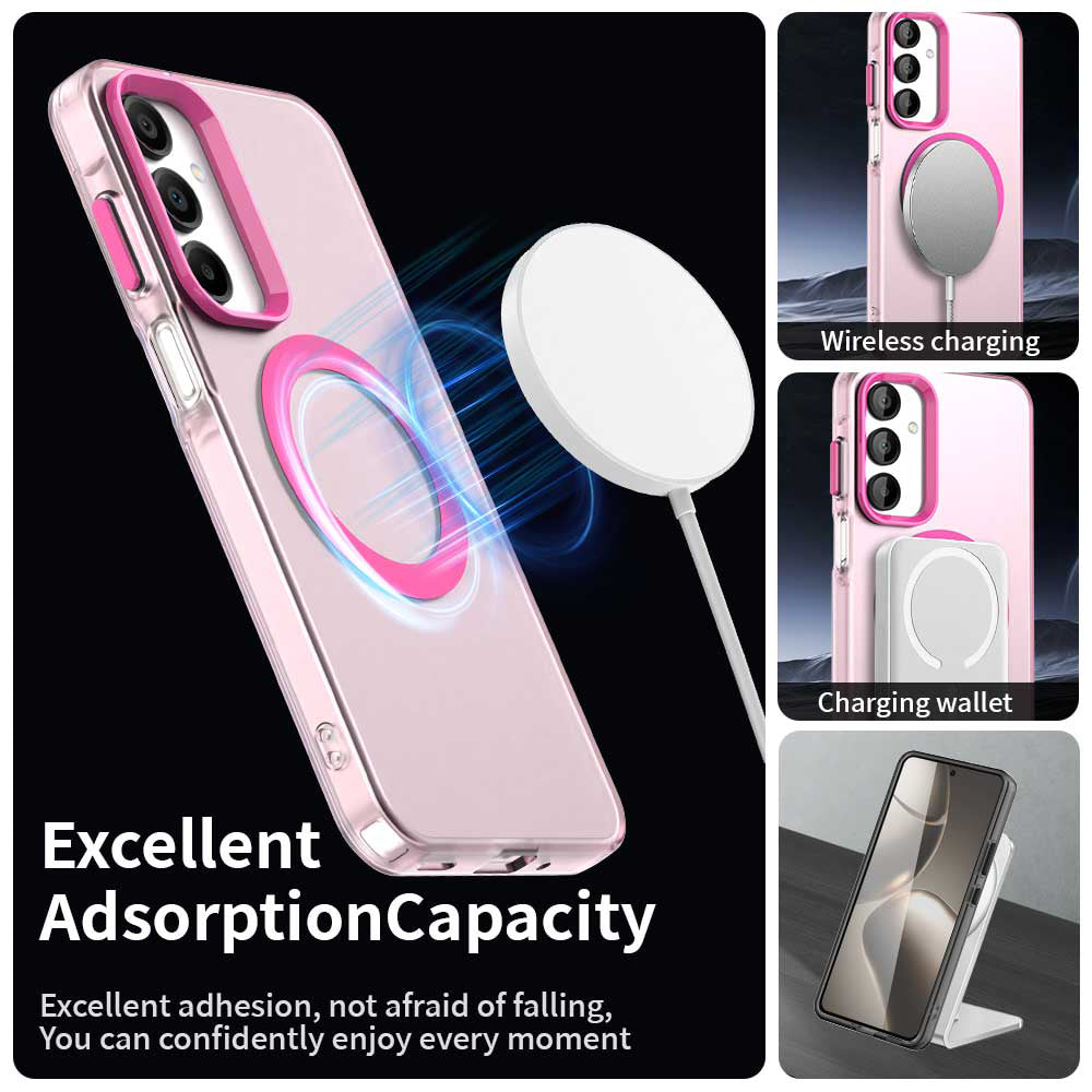 MagSafe futrola za Samsung Galaxy A16 5G A166 / A16 4G A165, Techsuit, CandyCase, Roza