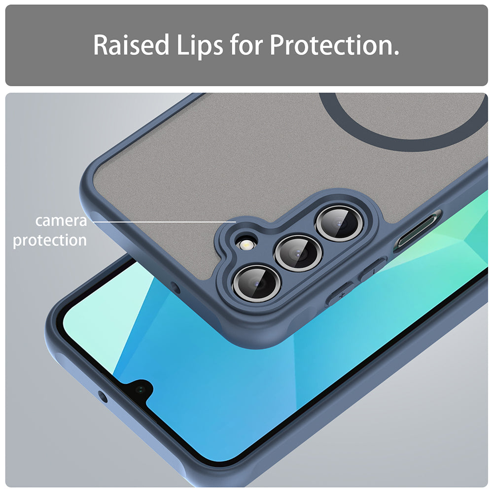 MagSafe maskica za Samsung Galaxy A16 5G A166 / A16 4G A165, Techsuit, HaloFrost II, Tamnoplava