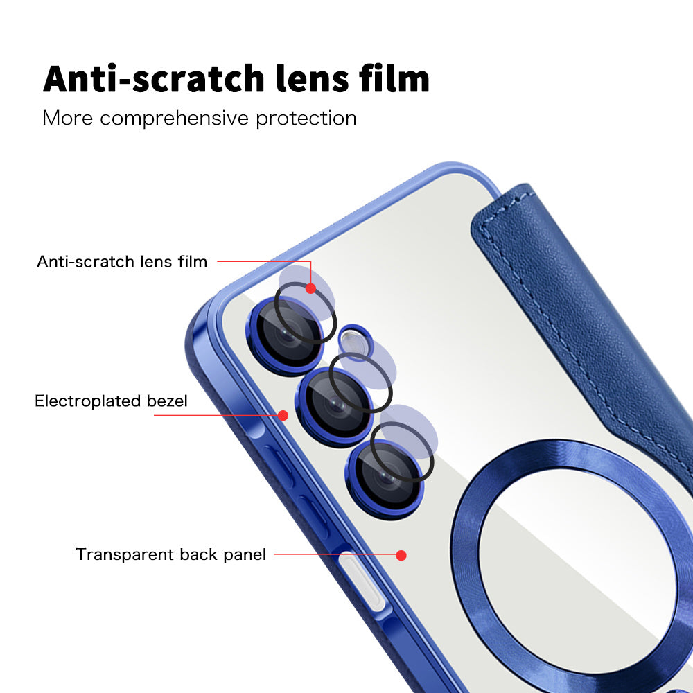 MagSafe futrola za Samsung Galaxy A16 5G A166 / A16 4G A165, Techsuit, SmartMag Book, Plava