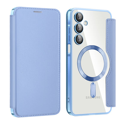 MagSafe futrola za Samsung Galaxy A16 5G A166 / A16 4G A165, Techsuit, SmartMag Book, Plava