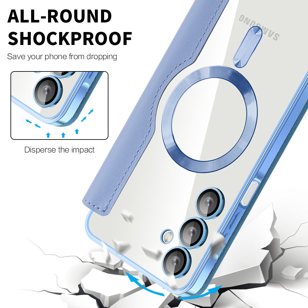 MagSafe futrola za Samsung Galaxy A16 5G A166 / A16 4G A165, Techsuit, SmartMag Book, Plava