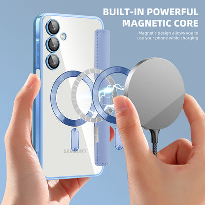 MagSafe futrola za Samsung Galaxy A16 5G A166 / A16 4G A165, Techsuit, SmartMag Book, Plava