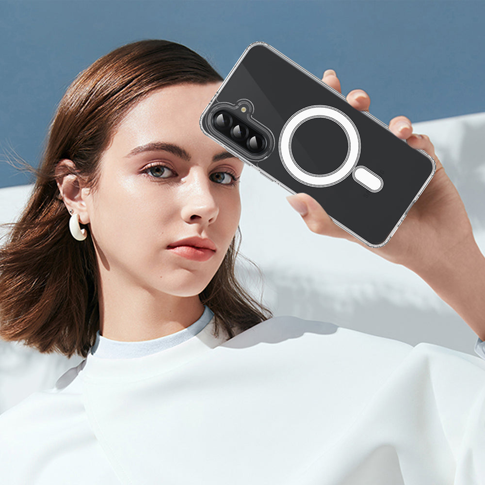 MagSafe futrola za Samsung Galaxy A17 4G / A17 5G, Techsuit, Pro, Prozirna