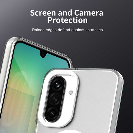 MagSafe maska za Samsung Galaxy A17 5G, Techsuit, CandyCase, Bijela