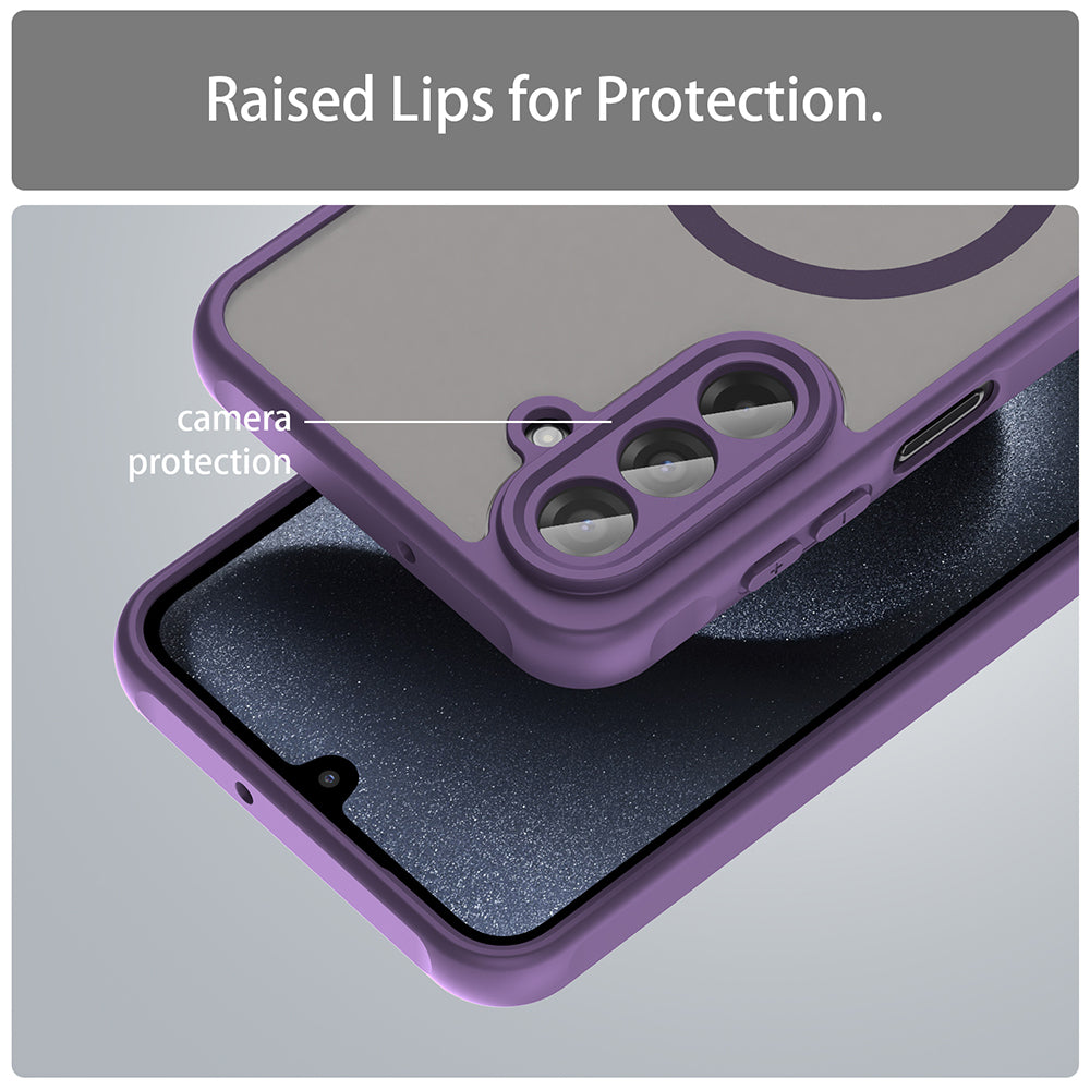 MagSafe futrola za Samsung Galaxy A17 5G, Techsuit, HaloFrost II, Ljubičasta