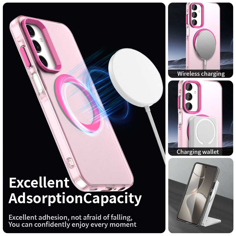 MagSafe futrola za Samsung Galaxy A25 A256, Techsuit, CandyCase, Roza