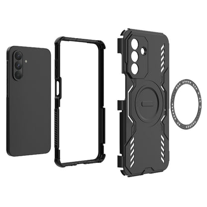 MagSafe futrola za Samsung Galaxy A26 A266, Techsuit, ArmorMag, Crna