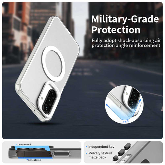 MagSafe futrola za Samsung Galaxy A26 A266, Techsuit, CandyCase, Bijela