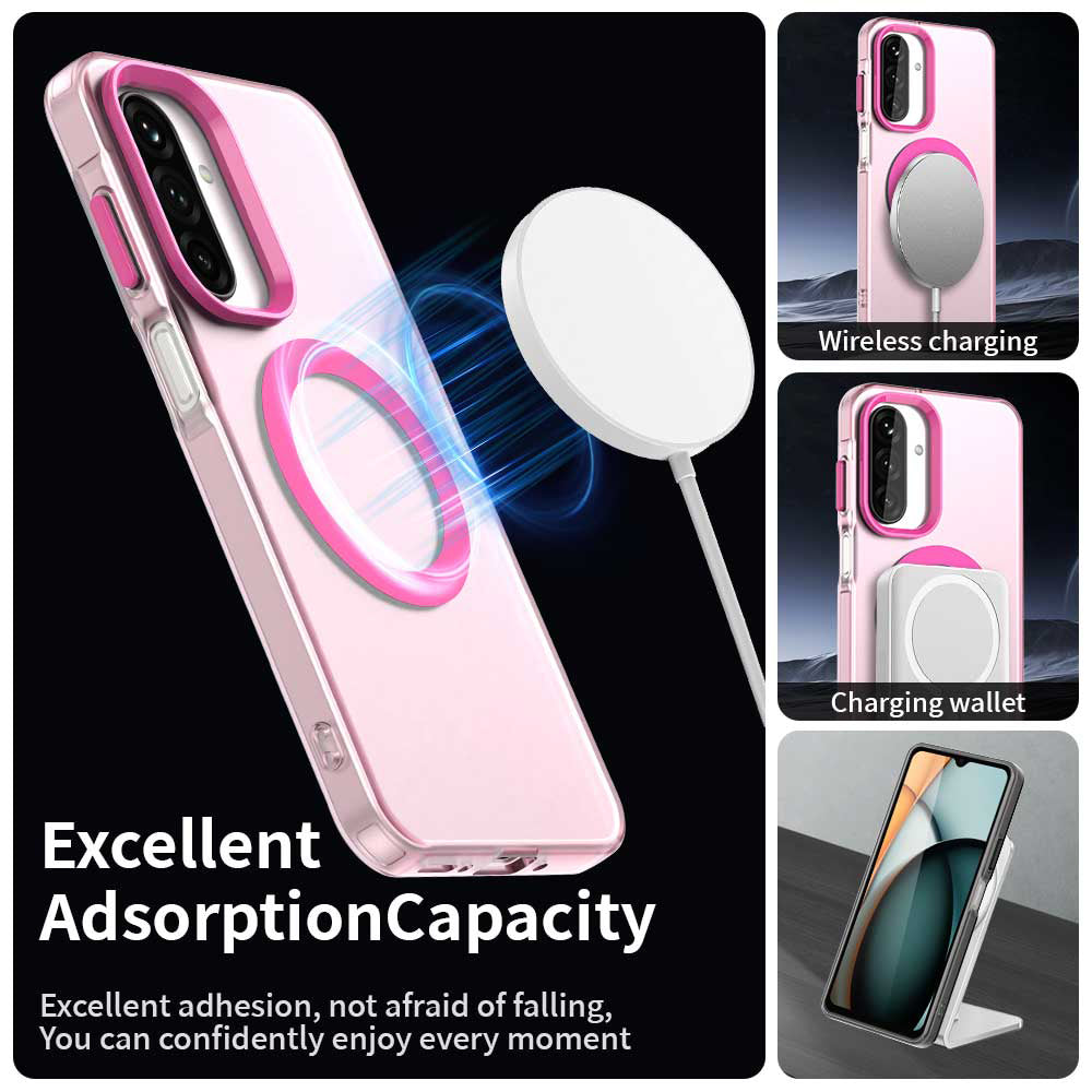 MagSafe futrola za Samsung Galaxy A26 A266, Techsuit, CandyCase, Roza