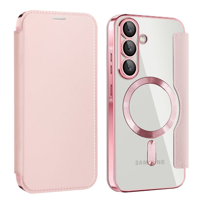 MagSafe futrola za Samsung Galaxy A26 A266, Techsuit, SmartMag Book, Roza