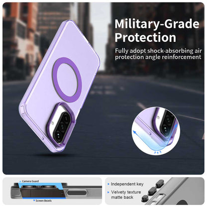 MagSafe maska za Samsung Galaxy A27 5G, Techsuit, CandyCase, Ljubičasta