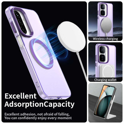 MagSafe maska za Samsung Galaxy A27 5G, Techsuit, CandyCase, Ljubičasta
