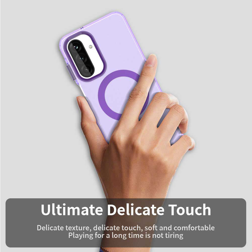 MagSafe maska za Samsung Galaxy A27 5G, Techsuit, CandyCase, Ljubičasta