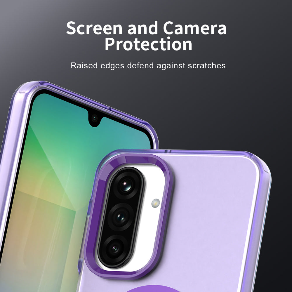 MagSafe maska za Samsung Galaxy A27 5G, Techsuit, CandyCase, Ljubičasta