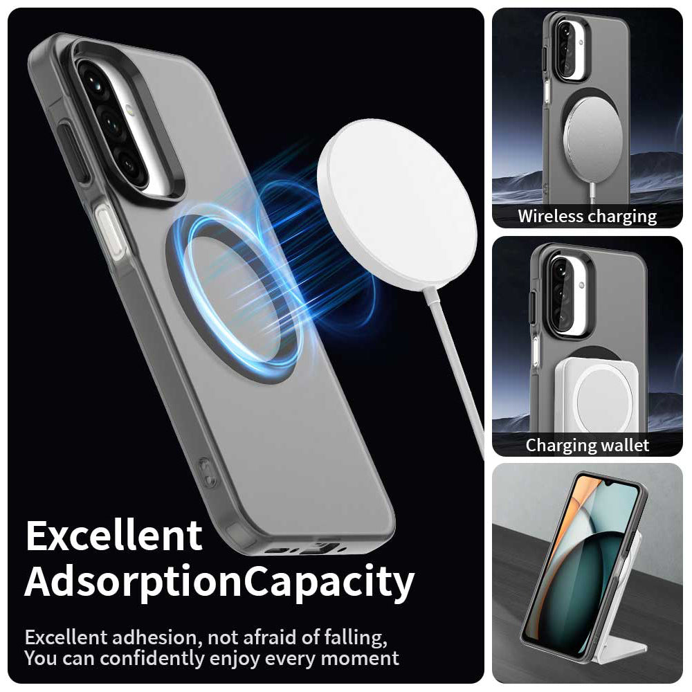 MagSafe maska za Samsung Galaxy A27 5G, Techsuit, CandyCase, Crna