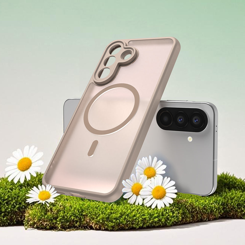 MagSafe futrola za Samsung Galaxy A27 5G, Techsuit, HaloFrost II, Zlatna