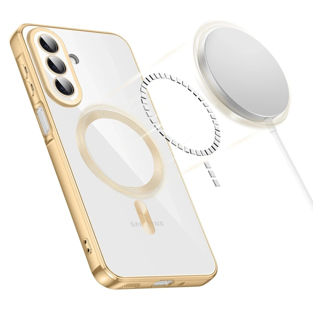 MagSafe futrola za Samsung Galaxy A27 5G, Techsuit, Luxury Crystal, Crna