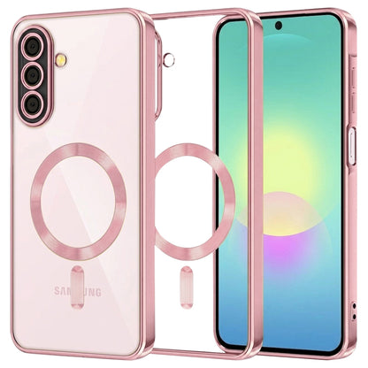 MagSafe futrola za Samsung Galaxy A27 5G, Techsuit, Luxury Crystal, Roza
