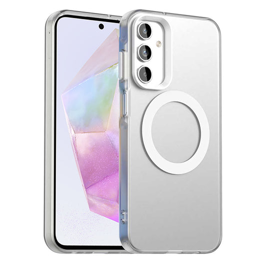 MagSafe futrola za Samsung Galaxy A35 5G A356, Techsuit, CandyCase, Bijela