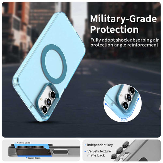 MagSafe futrola za Samsung Galaxy A35 5G A356, Techsuit, CandyCase, Plava