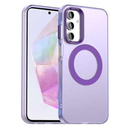MagSafe futrola za Samsung Galaxy A35 5G A356, Techsuit, CandyCase, Ljubičasta