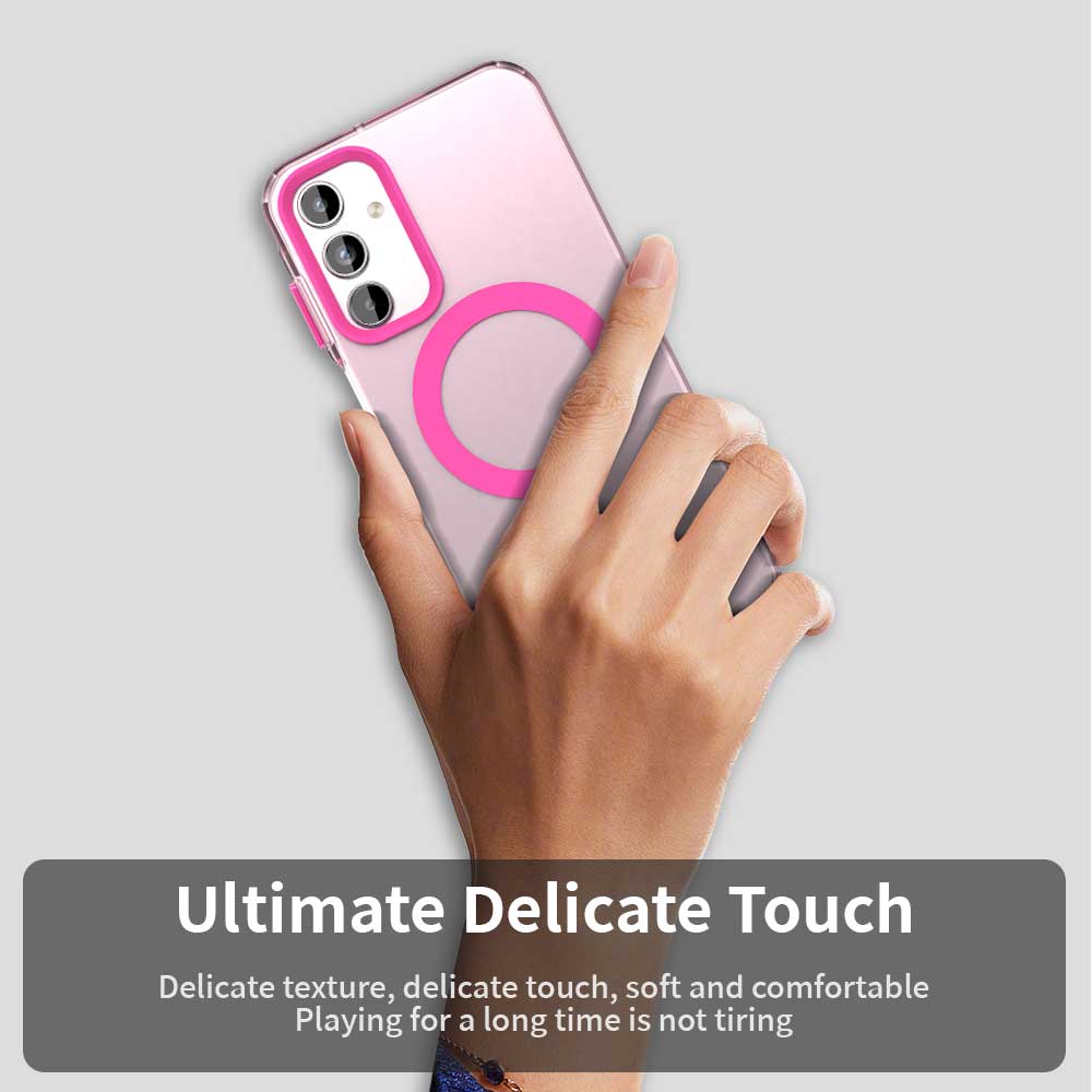 MagSafe futrola za Samsung Galaxy A35 5G A356, Techsuit, CandyCase, Roza