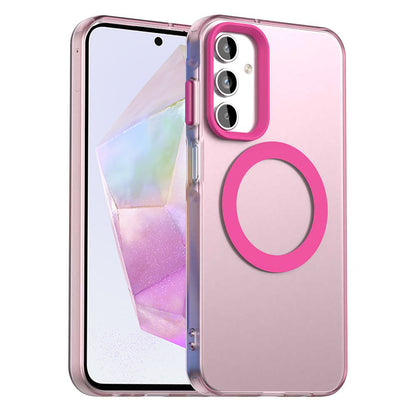 MagSafe futrola za Samsung Galaxy A35 5G A356, Techsuit, CandyCase, Roza