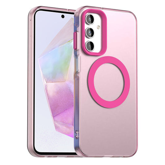 MagSafe futrola za Samsung Galaxy A35 5G A356, Techsuit, CandyCase, Roza