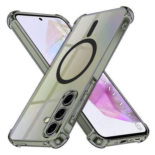 MagSafe futrola za Samsung Galaxy A35 5G A356, Techsuit, Shockproof Clear, Dimna